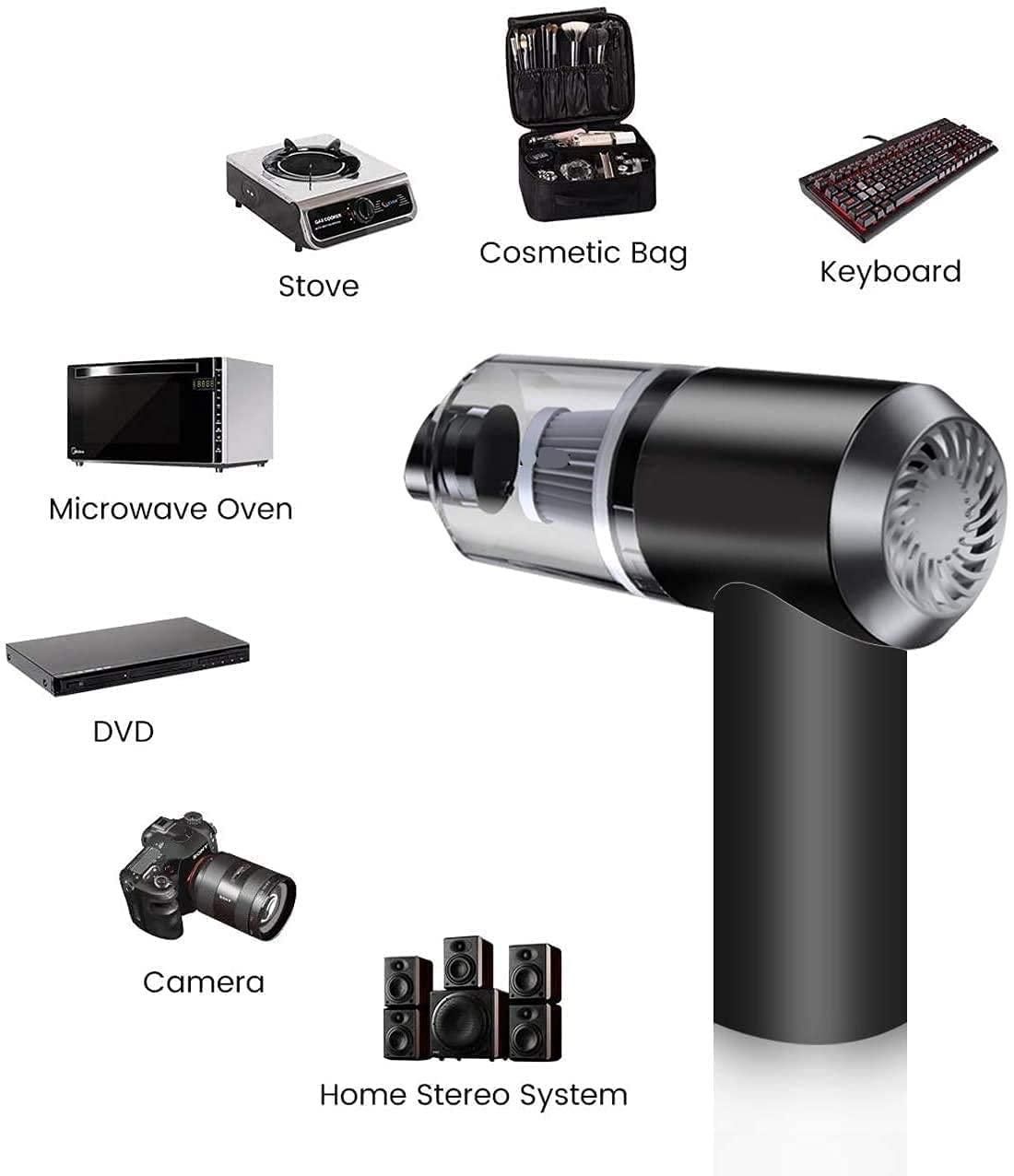 Portable Wireless Air Duster & Vacuum Cleaner