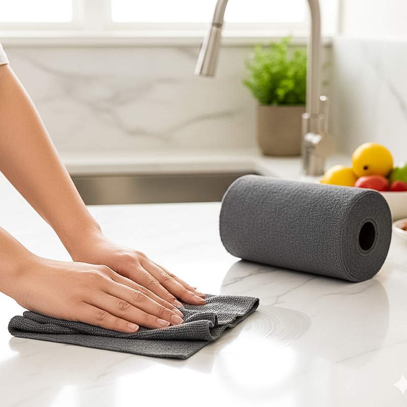 Microfiber Cleaning Cloth (25 Sheets)