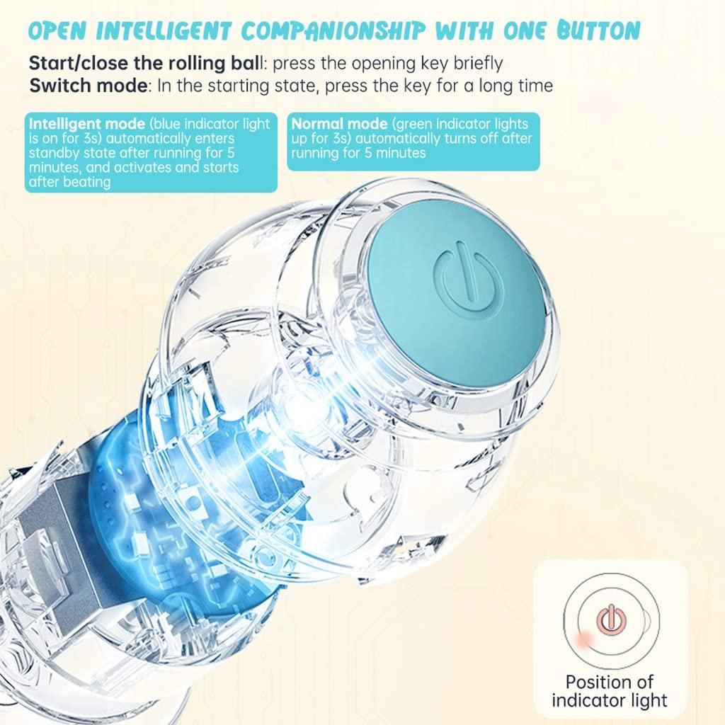 360° Rotating LED Cat Ball