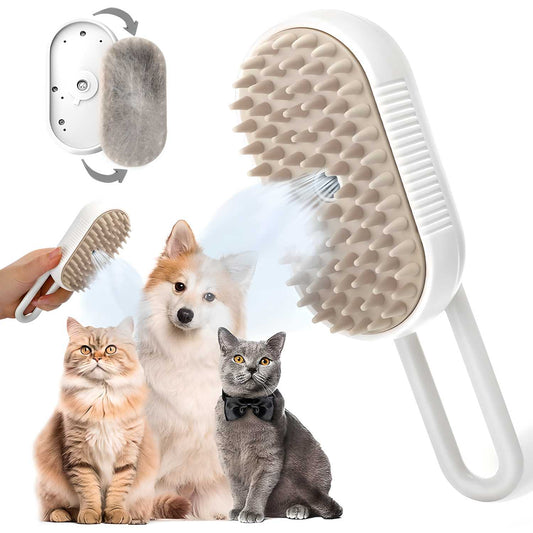 Steamy Pet Grooming Brush