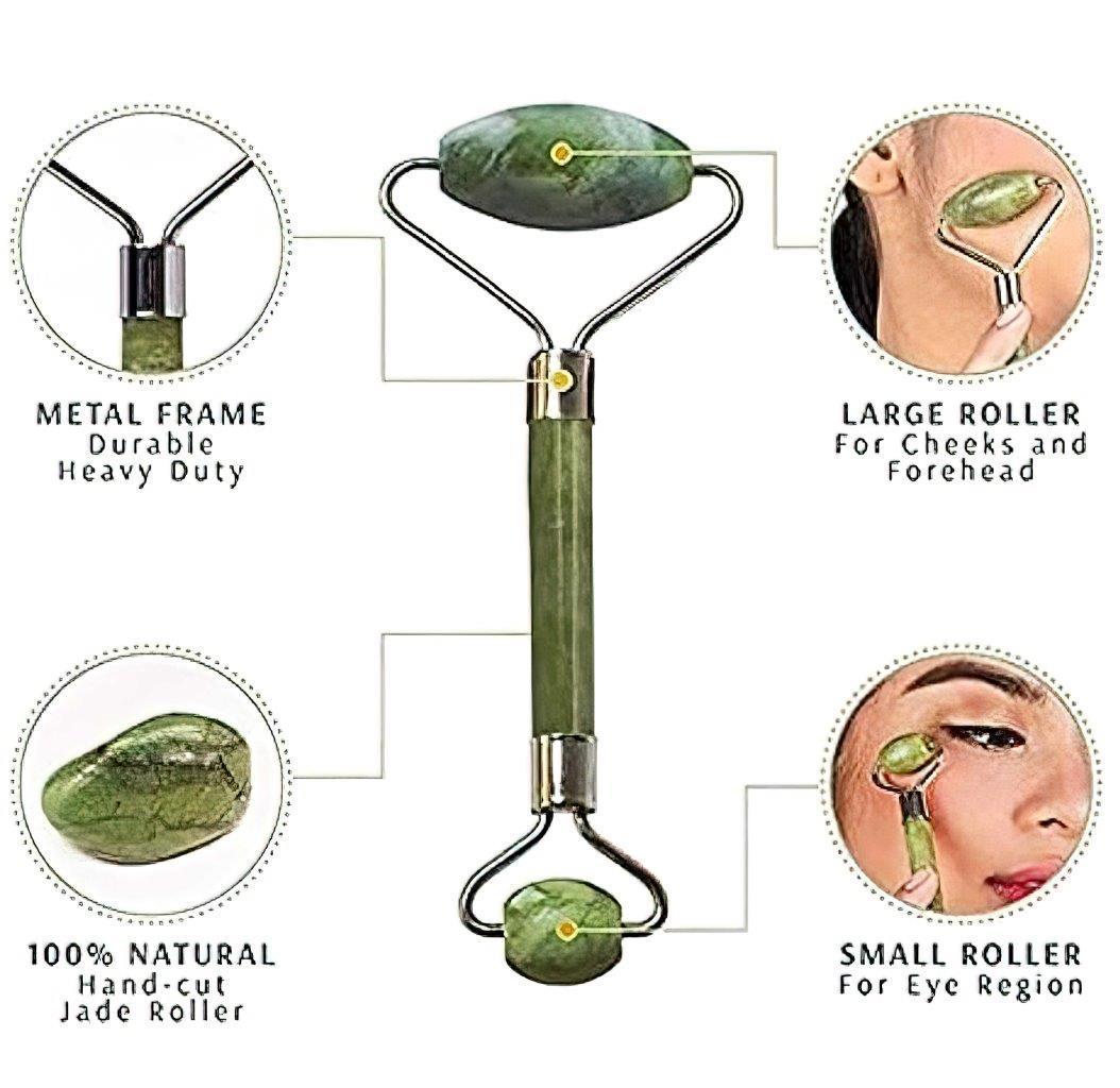 Natural Jade Face & Eye Roller