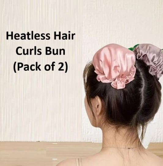 No-Heat Hair Curl Bun – Pack of 2