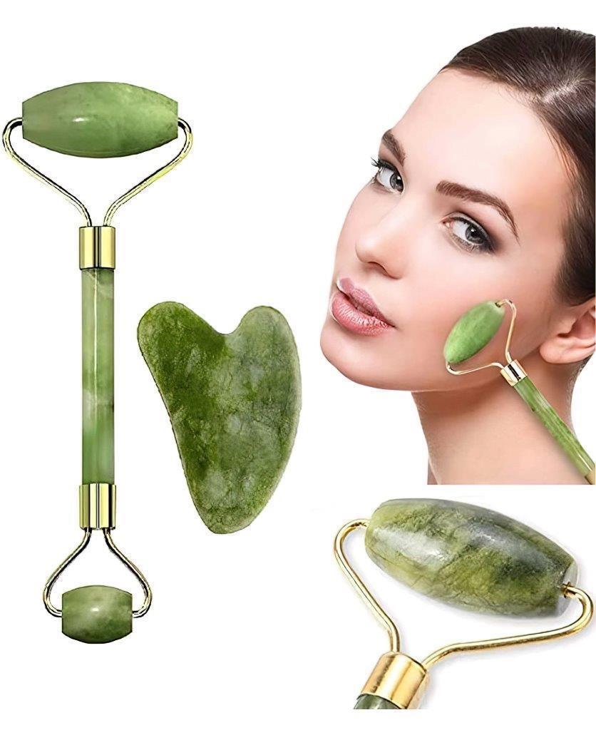 Natural Jade Face & Eye Roller