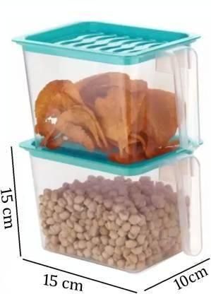 Plastic Storage Container – 6 Pieces, 1L Each