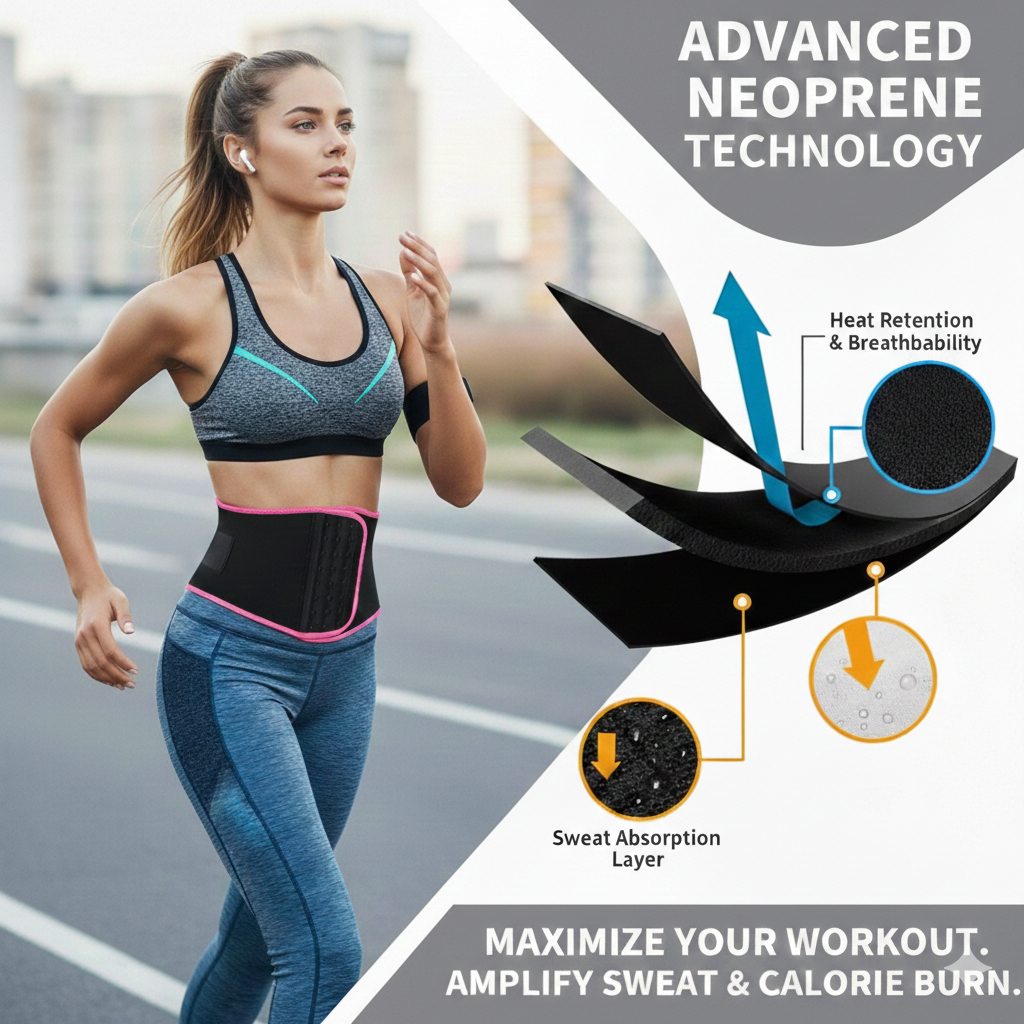 Adjustable Waist Trimmer Belt