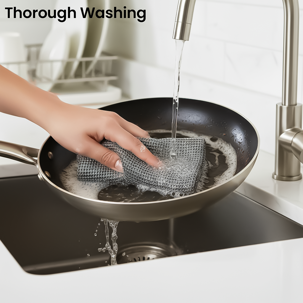 Metal Dishwashing Scrubs (10 Pack)